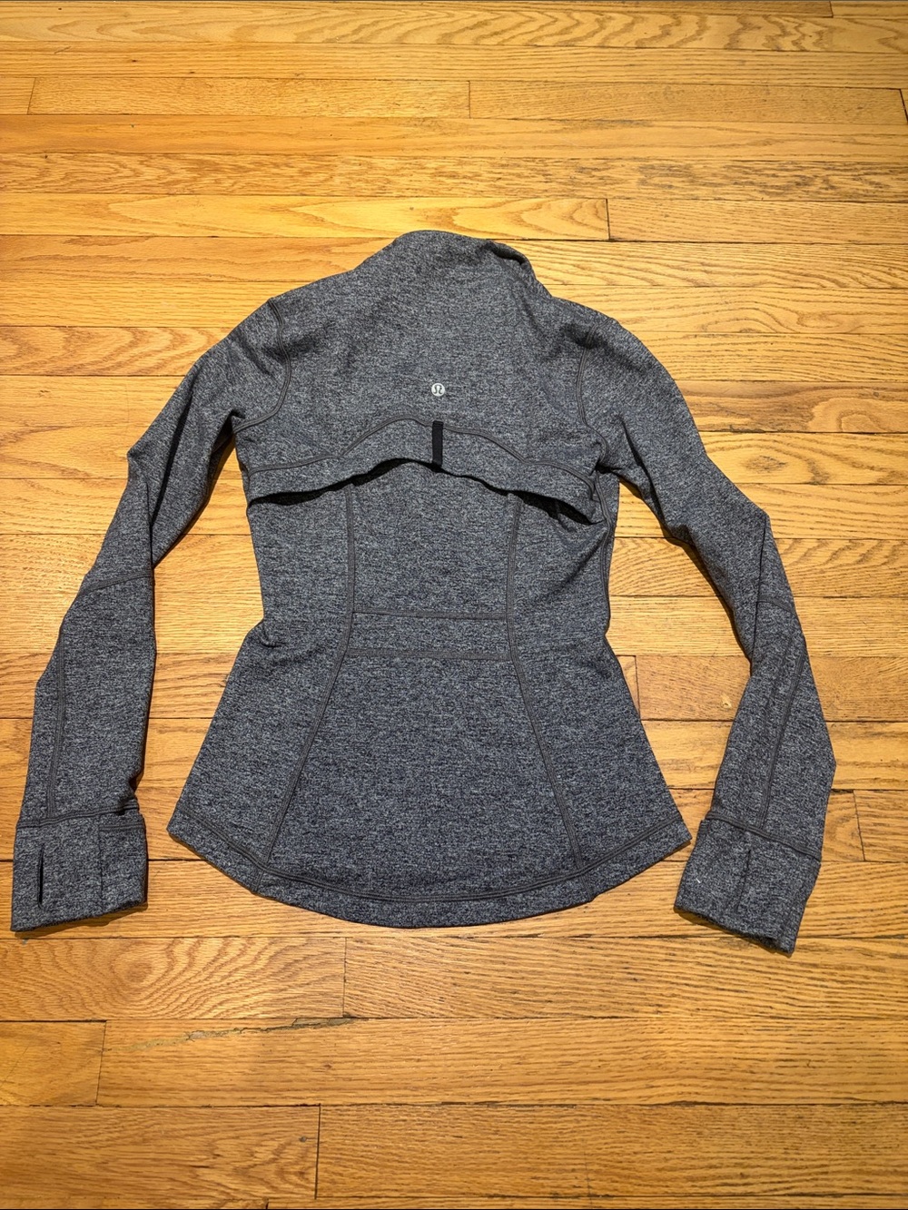lululemon athletica Heathered Gray Define Zip-Up Jacket Size 4 - Picture 3 of 5